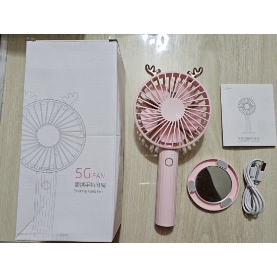 5G Shaking Hand Fan With Stand 2000mAh