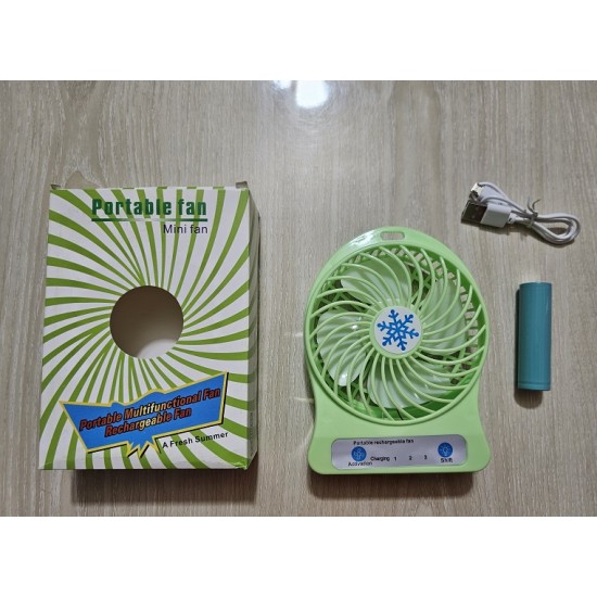 Mini Table Fan 2200mAh Rechargeable