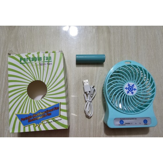 Mini Table Fan 2200mAh Rechargeable