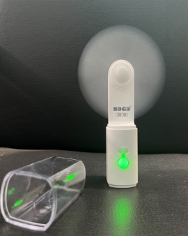SD09 Mini Portable Hand Fan With Flash Light