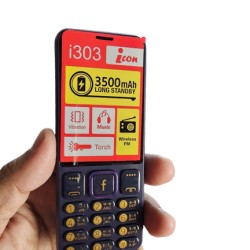 icon i303 Feature Phone 3500mAh Battery