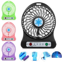 Mini Table Fan 2200mAh Rechargeable