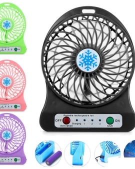 Mini Table Fan 2200mAh Rechargeable