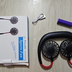 Neck Fan Wearable 2000mAh Rechargeable