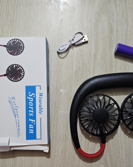 Neck Fan Wearable 2000mAh Rechargeable