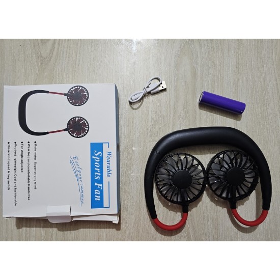 Neck Fan Wearable 2000mAh Rechargeable