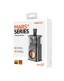 RECCI RSK-W30 Transparent Wireless Speaker With RGB Light