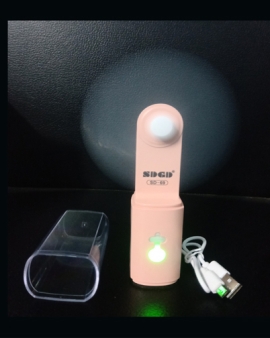 SD09 Mini Portable Hand Fan With Flash Light