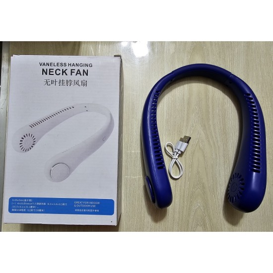 Vaneless Hanging Neck Fan 2000mAh Rechargeble