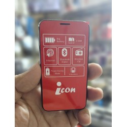 icon BD72 Mini Card Phone Dual Sim Black