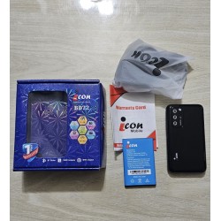 icon BD72 Mini Card Phone Dual Sim Black