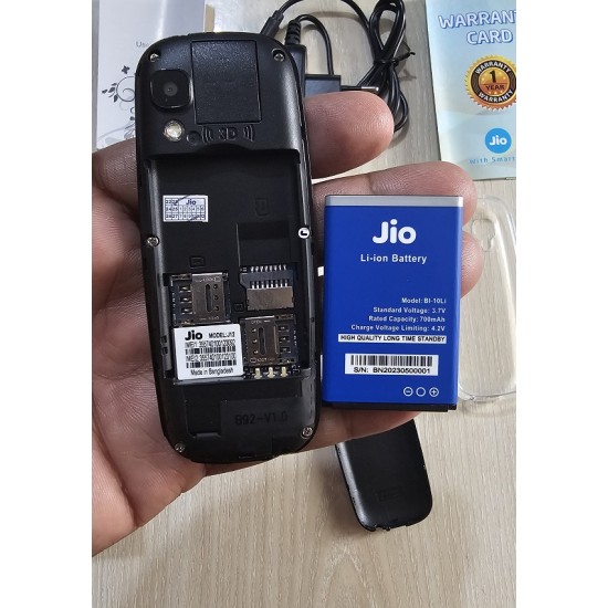 Jio J12 Mini Phone Dual Sim Black