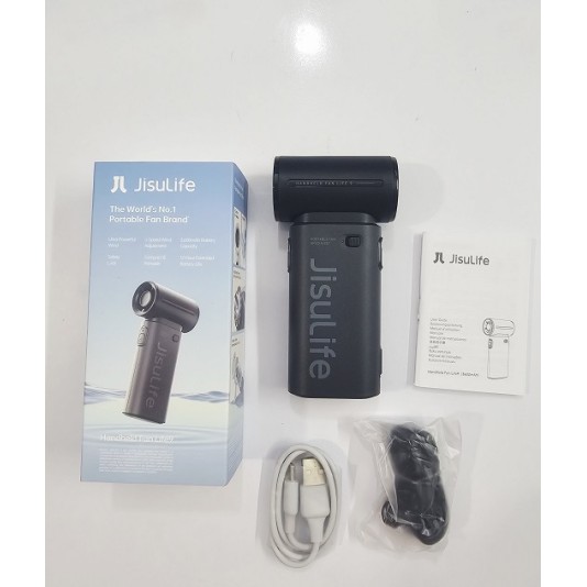JisuLife Handheld Fan Life9 Turbo Fan 3600maAh Black