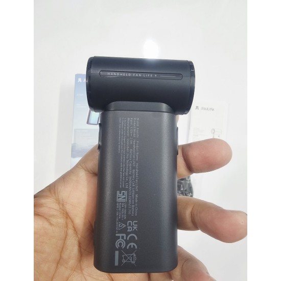 JisuLife Handheld Fan Life9 Turbo Fan 3600maAh Black