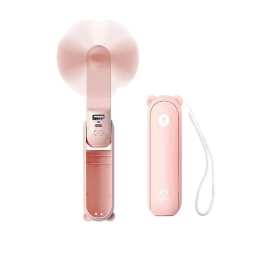 Jisulife F8 Mini Hand Fan 2000mAh Pink Jisulife F8 Mini Hand Fan 2000mAh Pink