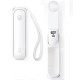 Jisulife F8 Mini Hand Fan 2000mAh Power Bank White Jisulife F8 Mini Hand Fan 2000mAh Power Bank White