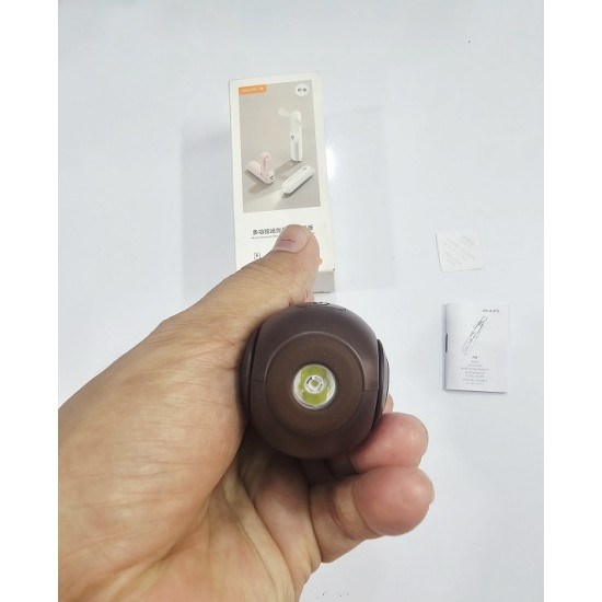 Jisulife F8X Mini Fan 4800mah Battery Coffie