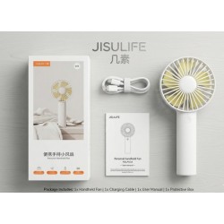 JISULIFE FA21 Personal Handheld Charging Fan 2000mAh Rechargeable