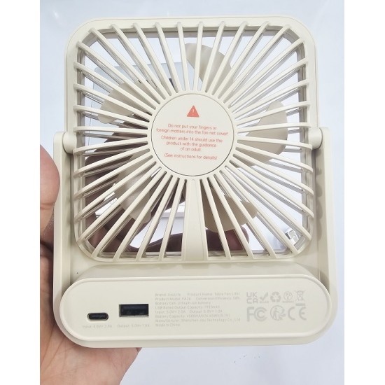 Jisulife Life1 FA26 Table Fan 4500mAh Gold