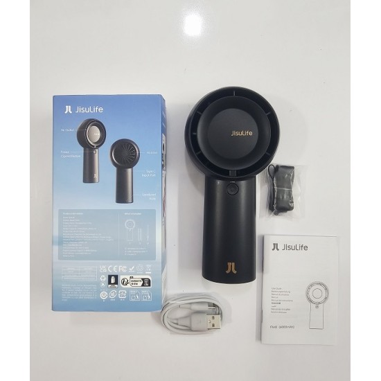 JISULIFE Life 5 Plus FA43 Turbo Fan 6000mAh Black