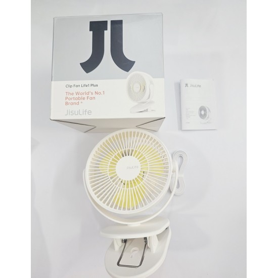 Jisulife Life1 Plus FA18S Clip Fan 4000mAh White