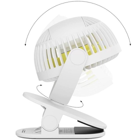 Jisulife Life1 Plus FA18S Clip Fan 4000mAh White