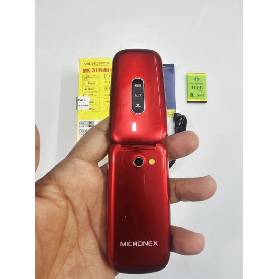 Micronex MX31 Flip Phone Dual Sim Red
