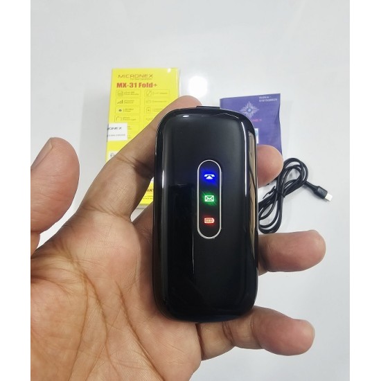 Micronex MX31 Folding Phone Black