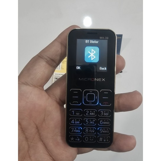 MICRONEX MX33 Mini Card Phone Dual Sim Gold