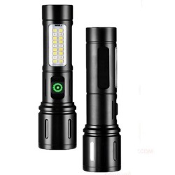 Joykaly YG-031 LED Zoom Torch Light Flashlight COB