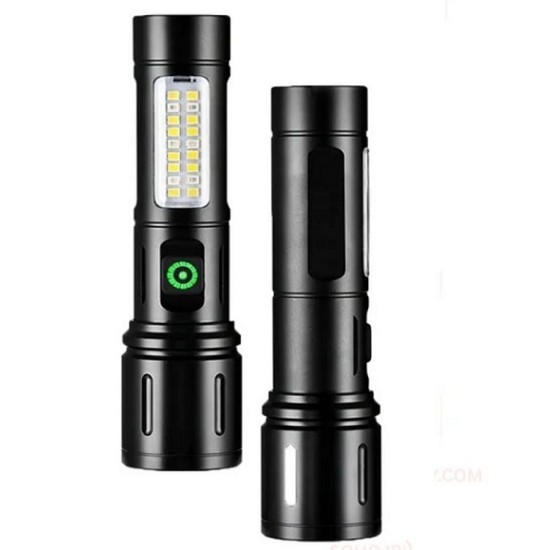 Joykaly YG-031 LED Zoom Torch Light Flashlight COB