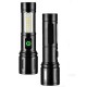 Joykaly YG-031 LED Zoom Torch Light Flashlight COB