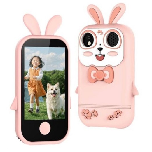B10 Kids Touch Phone Dual Camera Pink