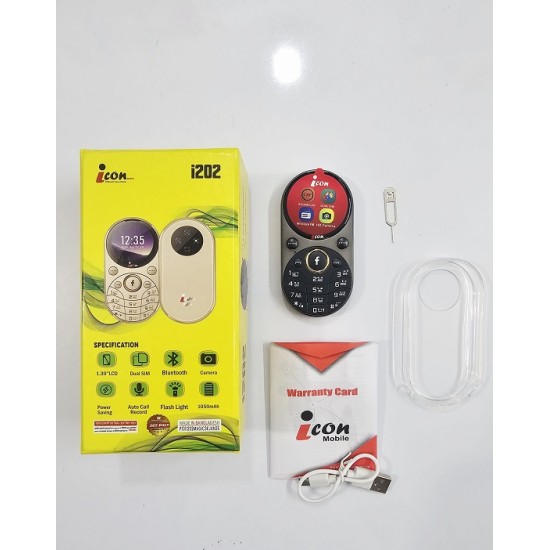 icon i202 Magic Phone Dual Sim With Cover