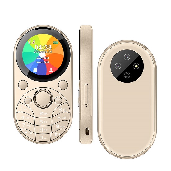 icon i202 Magic Phone With Cover Gold