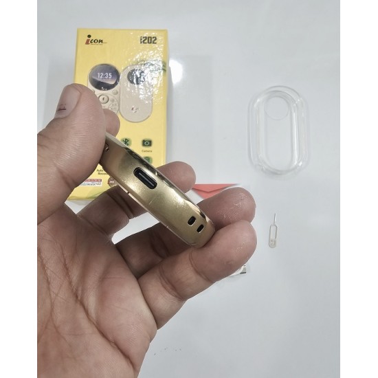 icon i202 Magic Phone With Cover Gold