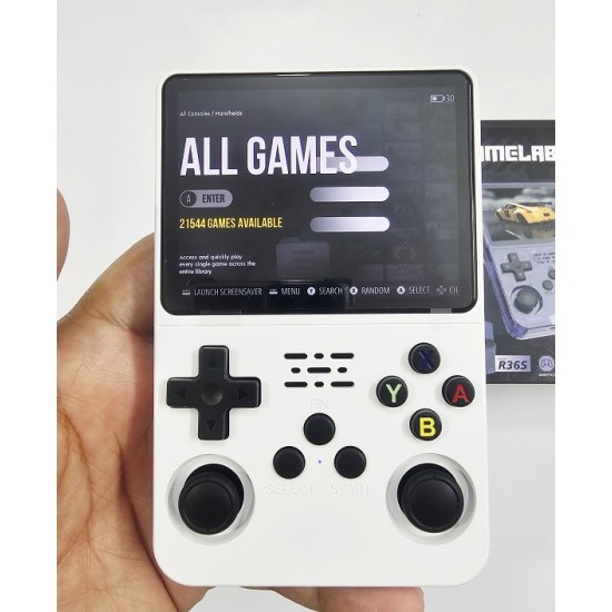 R36S Portable Retro Games Console 21000 Games - White
