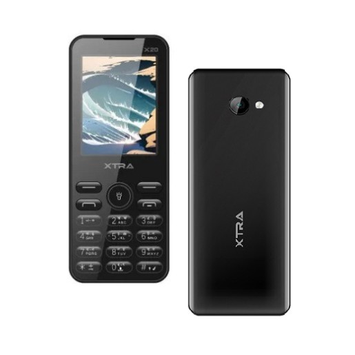 XTRA X20 Slim Button Phone Magic Voice Black