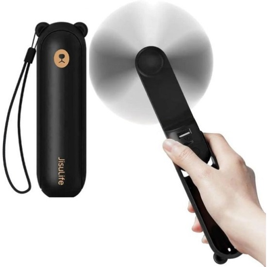 Jisulife F8X Portable Fan 4800mah Black Jisulife F8X Portable Fan 4800mah Black