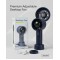 A221 Handhole Mini Turbo Fan With Dispaly Blue