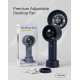 A221 Handhole Mini Turbo Fan With Dispaly Blue A221 Handhole Mini Turbo Fan With Dispaly Blue