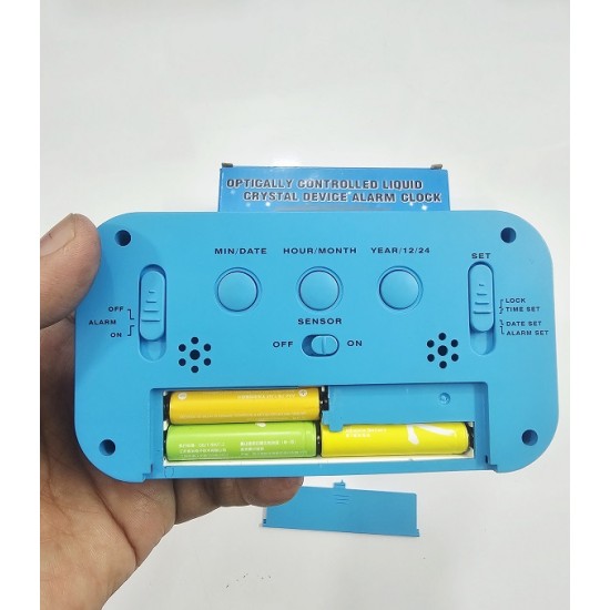 AR48 Digital Alarm Clock Blue