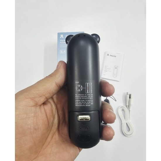 Jisulife F8X Portable Fan 4800mah Black