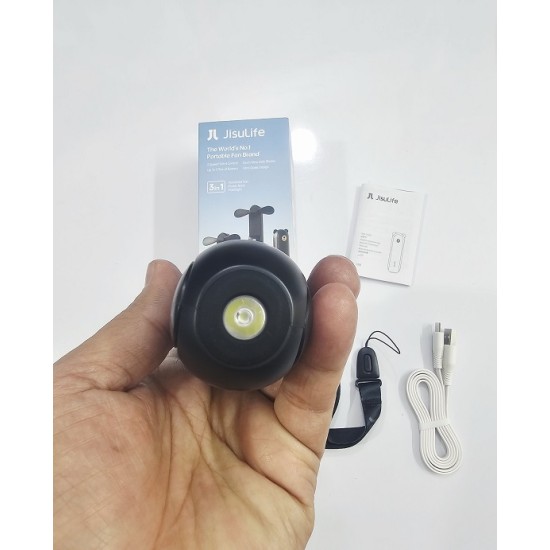 Jisulife F8X Portable Fan 4800mah Black