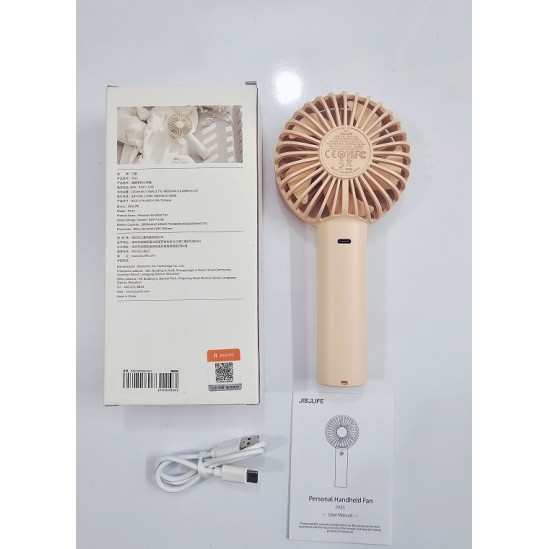JISULIFE FA21 Handheld Fan 2000mAh Pink