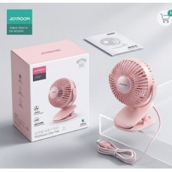 Joyroom CY486 Portable Mini Clip Fan Pink
