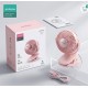 Joyroom CY486 Portable Mini Clip Fan Pink