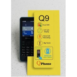 Qphone Q9 Touch Button Phone Blue