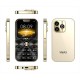 Vmax V52 Card Phone Dual Sim Gold