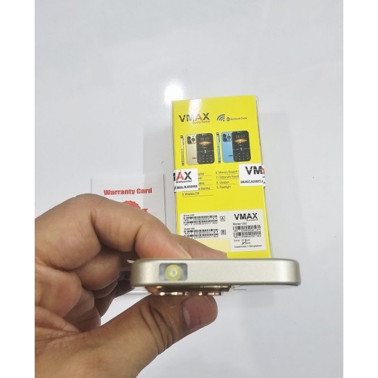 Vmax V52 Card Phone Dual Sim Gold
